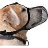 JOYPAWS Museruola per cani, museruola morbida e traspirante per cani di grossa taglia, anti-abbaiare, mordere e masticare, museruola a cestello riflettente e regolabile con rete d'aria per Doberman