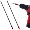Orixo 2 Pezzi Portainserti Lungo per Avvitatore, 300 mm Prolunghe Portainserti, Porta Inserti Magnetico Lungo Esagonale da 1/4, Prolunga Avvitatore, per Avvitatori Elettrici, Trapani