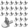 hongmo 25 Pezzi Perni per Mensole Armadio Pioli di Supporto per Ripiano, Pioli di Supporto per Mensole Supporti Ripiani Armadio per Vetrine Armadi Mobili Librerie Dispensa Scaffalature