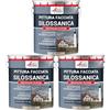 ARCANE INDUSTRIES Pittura silossanica per esterni e facciate, ad alto potere idrorepellente - ARCAFAÇADE SILOXANE - 3 x 10 L Beige - RAL 080 80 10 - ARCANE INDUSTRIES