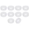 QUARKZMAN 15Pz Guarnizioni Gomma Passacavi 16x12mm(ForoxID) Trasparenti