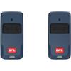 Générique BFT MITTO COOL C2 (sostituisce MITTO 2B Ref: rcb02 r1) - Telecomando blu a 2 pulsanti per cancelli e porta del garage - 433,92 MHz - Codice girevole - U-Security (Blu Set di 2 telecomandi)