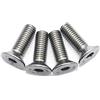 Fullerkreg (10 pezzi) - Viti a testa svasata M10 x 20 mm, ISO 10642 A2 V2A, con esagono incassato DIN 7991