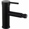 Generico Rubinetto per bagno ultra moderno nero opaco miscelatore orientabile per bidet