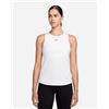 Nike Dri Fit One Classic W - Canotta Training - Donna - Bianco
