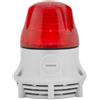 Sirena Microlamp LED Acoustic Sirena - Segnalatore Luminoso + Acustico Rosso - 90/240VAC - 38653