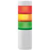 Sirena EOS WM LT 3LM Sirena 12V/24V ACDC - Torretta LED di Segnalazione Industriale - Verde/Ambra/Rosso - 36900