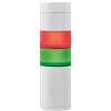 Sirena EOS WM LT 2LM + Modulo acustico Sirena 12V/24V ACDC - Torretta LED di Segnalazione Pre-Assemblata - Verde/Rosso - 36903