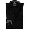 OLYMP Camicia da uomo a maniche lunghe, Luxor, raso, 466 Comfort Fit 20,13 New Kent, Nero 68., 43
