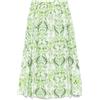 Liu Jo Donna Gonna Lunga Cotone Verde 40