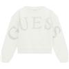 GUESS Felpa per Bambine e Ragazze Écru 10 Anni (140cm)