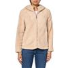 Tommy Hilfiger Giacca Sherpa da donna con zip, Cerbiatto chiaro, X-Large