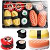 BAIFULAI 5 paia di calzini sushi, calzini divertenti a forma di sushi, calzini divertenti e colorati per uomo e donna, regali divertenti e stravaganti, calzini giapponesi per idee regalo