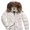 Blauer Piumino cappuccio fisso Alicia 3097 Col. Bianco Tg. M
