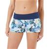 Roxy Pantaloncini da bagno da donna, con controllo della pancia, elasticizzati in 4 direzioni, ad asciugatura rapida, 5 cm, pantaloncini da spiaggia UPF 50+, Blu Aria, XS