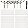 StarRing Kit di filtri Hepa con spazzole laterali di ricambio per aspirapolvere OKP Life K2, K3, K4, K5 e per robot aspirapolvere Lefant M210, M210s, M210b, M213, 13 pezzi