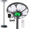 TODEHI Lampione solare per esterni aretto solare LED 75W luce di sicurezza