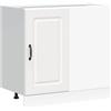 vidaXL Base da Cucina Kalmar Bianco in Legno Multistrato, Mobile Base lavello, Mobile Base lavello Cucina, Mobile Base Cucina per lavello
