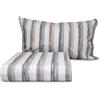 Smart Deco Home Set copripiumino federe letto parure copripiumino stampa fantasia 100% cotone Made in Italy UNA PIAZZA E MEZZA GRAFFIATO TORTORA