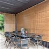 AUJLKJOUV Tenda Bamboo Esterno Traspiranti,Tapparella Avvolgibile in Legno Retrò Protezione Solare e della Privacy,Facile Installazione, Avvolgibile in Bambù per Giardino/Veranda