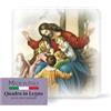 F.LLI BONELLA FRATELLI BONELLA - Quadretto da Appoggio con Gesù con Pargoli - Quadretto in Legno Sagomato con Scatola Regalo - Soprammobile Religioso 10x10 cm
