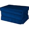 HomeTown Market Copridivano In Tessuto Resistente, Compatibile Con IKEA Ektorp Sofa. Divano Non Incluso (Velluto Blu ottomana)