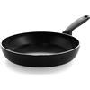 GreenPan Torino 28 cm Padella in Ceramica Antiaderente Sano, Senza PFAS, Induzione, Lavabile in lavastoviglie, Adatta al forno fino a 160°C, Nero