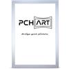 PCH[art] Cornice Portafoto New Alaya | Colore: Alluminio | Dimensioni: 90x120 cm | Cornice senza tempo e semplice per poster, foto e ritratti