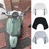 Fayedenicy Scooter Parabrezza Parabrezza Zanzariera Deflettori Visiera per Vespa Primvera 50 125 150 Primavera50 Primavera125 2017 2018 2019 2020 2021 2022 Moto Sportive Parabrezza (Schermo alto e chiaro)