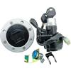 NCTPICLC Interruttore Accensione Tappo Serbatoio Serratura Della Sella Set Per Suzuki SV650 GSX1400 99-2007 Per V-Strom DL 650 1000 2002-2012 Blocco Accensione Motocicletta Interruttore