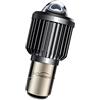 Ruiandsion BA20D - Lampadina LED bianca 12-80 V H6 Hi/Lo Beam LED Super Bright Chip CSP con proiettore di ricambio per moto, confezione da 1