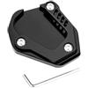 YZXOOP Moto Supporto Piastra Appoggio Cavalletto Laterale Moto Per VOGE DS900X 900DSX DS 900X 2023 2024 Estensione Allargamento Supporto Tappi Valvola Piastra Allargata Cavalletto Laterale