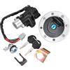 AIDLMBG Blocco Interruttore accensione Elettrico Per Suzuki DL650 Per V-Strom DL 650 2004 2005 2006 2007-2011 DL1000 Tappo Serbatoio Carburante Interruttore Serratura Sella