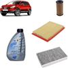 OP Kit tagliando 3 filtri + 8L olio 5W-30 Q8 Prestige compatibile con Nissan qashqai i 2.0 DCI Gasolio 2007-2013