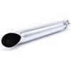 Generico Marmitta Universale Moto Cafe Racer Scrambler Custom Terminale di Scarico. (cromato)