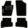 QUEMAR Tappetini Auto compatibili con Polo V 2009-2017 (6R - 6C) / Kit Tappeti Moquette e Gomma su Misura (Set 2 Anteriori + 2 Posteriori) / Ricami e Colori Personalizzati (1 Ricamo, Bordo Perla)