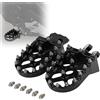 BIUGERCN Pedaline Moto per Talaria, Pedane Motocross in Alluminio CNC per Talaria Sting X3 MX3 MX4 MX5 TL2500 TL3000 TL4000 TL5000 Dirt Bike Elettrica Nero