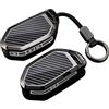 Rondrive Custodia per chiave auto Portachiavi adatta per Kia EV3 2025 EV6 2024 EV9 EV4 EV5 Sportage Sorento Telluride K8 2026 Accessorio Involucro in metallo nero Antigraffio Copertura chiave