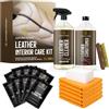 Leather Expert Interior Care Kit 2 x 1000 ml - Kit di pulizia e cura per la pelle Set detergente per pelle liscia Set per la pulizia di tappezzeria auto in pelle condizionatore per pelle nuova e usata
