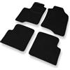 Mossa Tappetini auto compatibili con Fiat Panda III 2012-2024 4 pz. nero S
