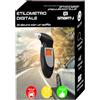 SMART-J Etilometro Digitale Portatile Professionale - Tester Alcool per Auto, con Display LCD, 5 Bocchini, Allarme, Spegnimento Automatico - Preciso e Facile da Usare per Uso Domestico e Professionale