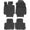 MTM Tappetini Gomma per Toyota RAV4 V (anche Hybrid/Plug-in Hybrid) 2019- Design a Vaschetta, su Misura con Bordi Rialzati cod. 3D 8320