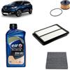 OP Kit tagliando 3 filtri + 6L olio 5W-30 Tech FE compatibile con Renault kadjar 1.3 TCE 140 Benzina 2018+