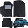 W-Parts SERIE 4 TAPPETI - TAPPETINI IN MOQUETTE NERI PER STONIC dal 2017 in poi