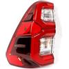 BOHHO Fari Posteriori Auto Per Toyota Per Hilux Per Revo Per Rocco SR5 Pick-Up 2020-2022 Lampada di coda a LED Fanale posteriore posteriore con filo Harne Fanale Posteriore (Colore : Only Left)