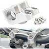 XZKHCHCO Per Triumph Tiger 1050 SPORT Trident660 Scrambler1200 XC SPEED TWIN 1200 28mm 1 1/8 Riser Manubrio Posteriore Spostato Verso L'alto