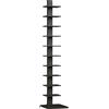 HOMCOM Libreria Moderna Alta a 11 Ripiani Salvaspazio in Stile Industriale, 34.5x41.5x163.5 cm, Nero | Aosom Italy