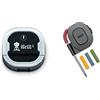 Weber 7205 Termometro iGrill 3, nero, 5,6 x 6,6 x 6,4 cm, Termometro grill, Grillassistent, Profigrillen & 7211 - Sonda Alimenti per iGrill, Nero