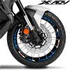 OMIER GRAPHICS Per Xadv X-ADV 750 xadv750 X-Adventure Adesivo riflettente per ruota moto 17′′15′′ Accessori per nastro a strisce per decalcomanie per cerchi
