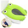 NONE Vasino pieghevole da viaggio per bambini, cuscino per vasino grande portatile, coprisedile per WC in silicone antiscivolo per bambini, ragazzi e ragazze